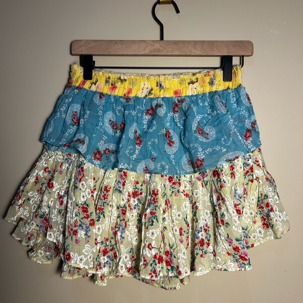 Love Shack Fancy Floral Skirt